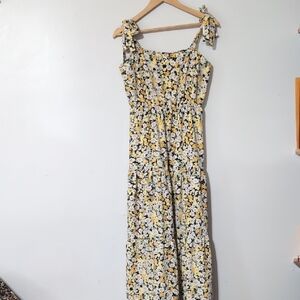 Social Standard By Sanctuary Floral Tie-Strap Maxi Dress